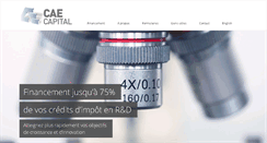 Desktop Screenshot of caecapital.com
